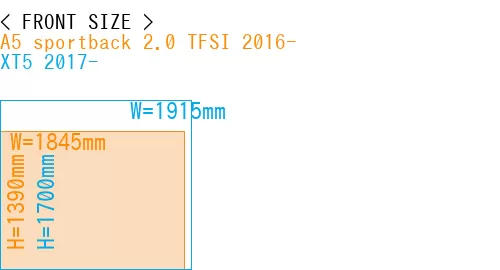 #A5 sportback 2.0 TFSI 2016- + XT5 2017-